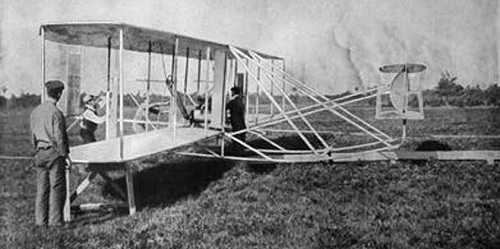 The first plane the Wright brothers
