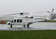 AgustaWestland AW139 on the runway after the flight