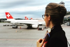Beautiful stewardess #3: Deborah Vivre / Swiss Airlines
