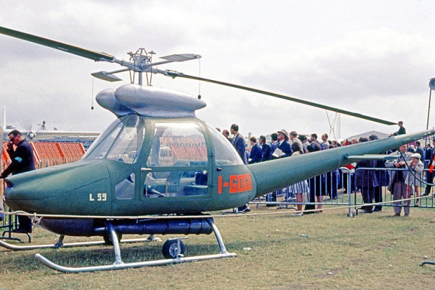 Helicopter Aer Lualdi L.59. Specifications. A photo.