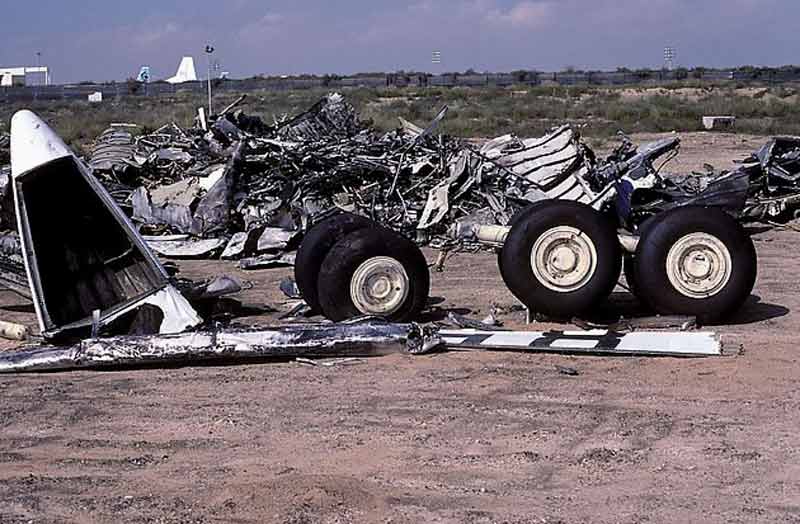 Plane crash of Tu-154B-1 in Sharjah. 1997