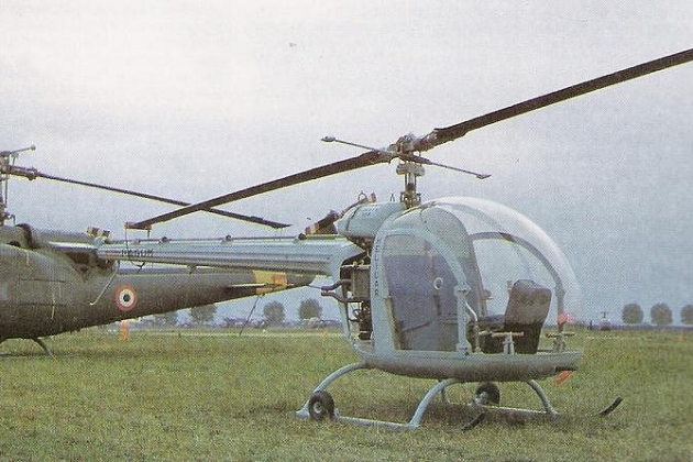 The helicopter Agusta A.104 Helicar. Specifications. A photo.