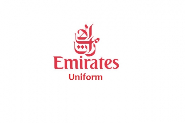 Uniforms stewardess: Emirates. United Arab Emirates.