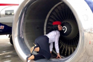 Why do flight attendants love an aircraft engine?